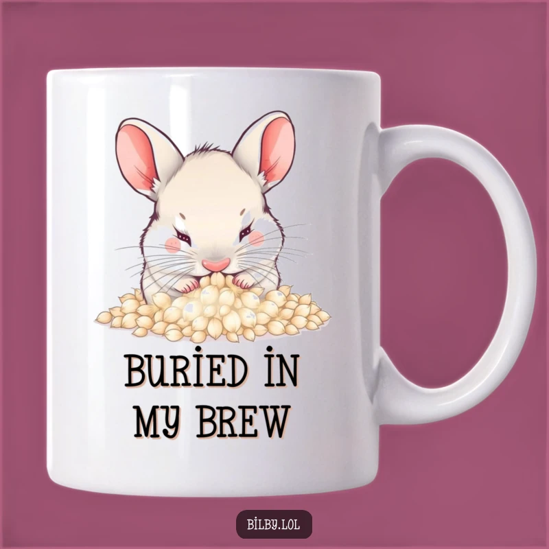 Funny Dandelion Bilby Mug - Soft & Cozy Nature Lover's Gift