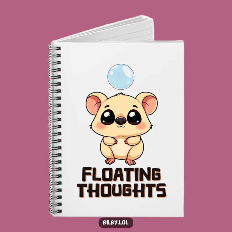 Funny Curious Marsupial Notebook: Bubble Gazing Journal, Perfect Funny Gift!