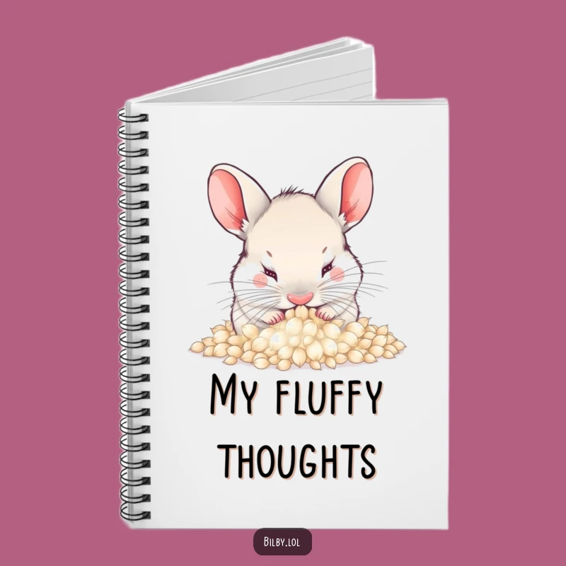 Funny Dandelion Bilby Notebook - Jot Down Ideas with Soft Charm Gift