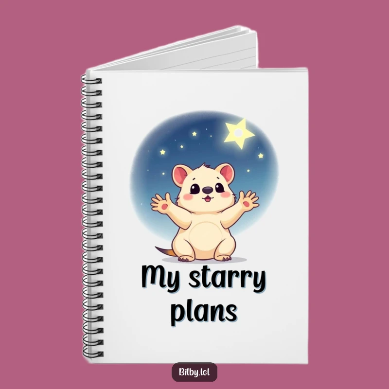 Funny Wishing Marsupial Notebook: Dream Journal for Star Gazers, Perfect Funny Gift!
