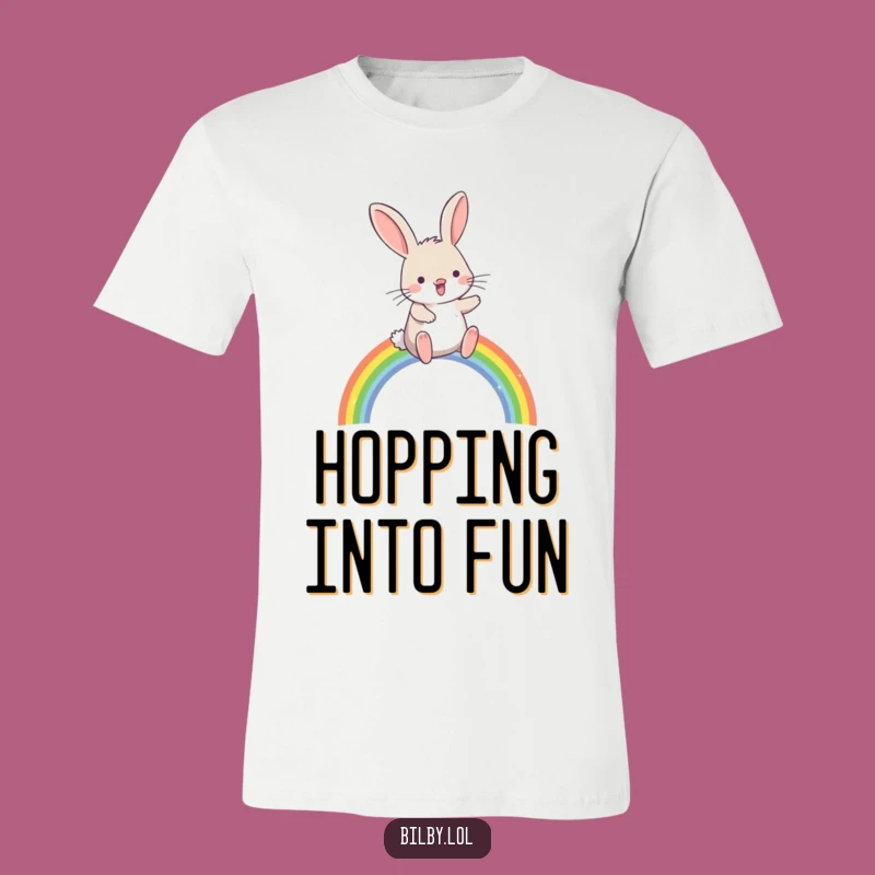 Funny Rainbow Bilby T-Shirt - Joyful & Magical Gift Apparel